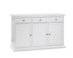 sideboard pariso aus dem dänischen bettenlager zum schnäppchenpreis mit 3 schranktüren udn 3 schubladen