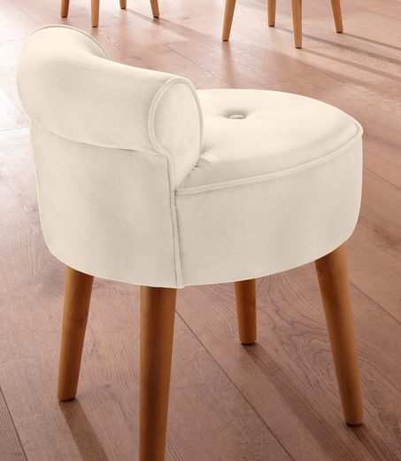 Hocker von HOME AFFAIRE in der Farbe creme - nur 89,99€
