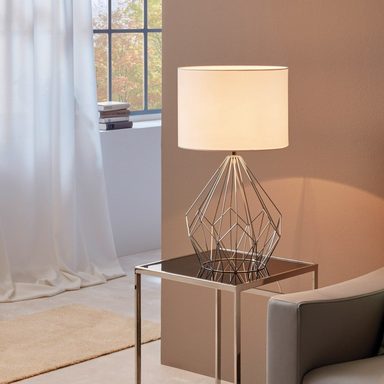 Tischleuchte BESCO in der Farbe Chrom für nur noch 55,00€