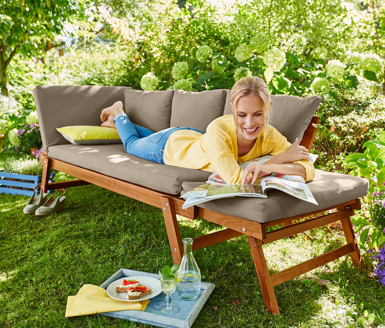 15% sparen - DAYBED aus Akazienholz - nur 279,00€ | Cherry Möbel