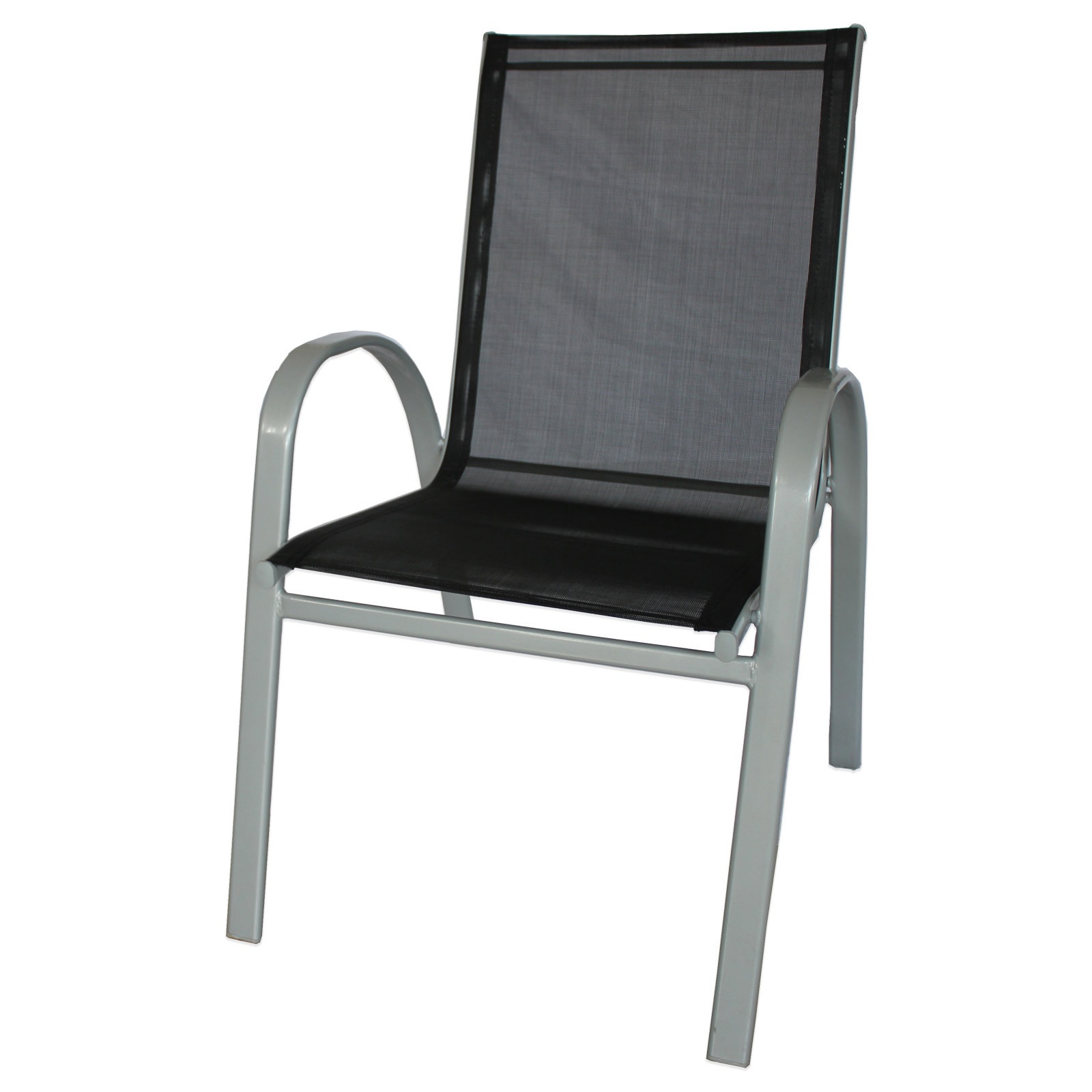 50% sparen - Gartenstuhl schwarz-silber von ROLLER - nur 14,99