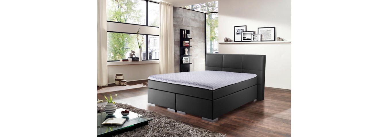 novel Lederlook Boxspringbett PRINZ MODERN