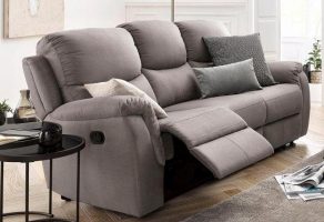 ATLANTIC HOME COLLECTION 3-Sitzer mit Relaxfunktion und Federkern