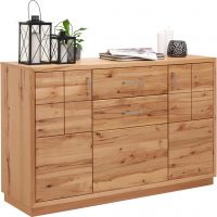 CANTUS SIDEBOARD Wildkernbuche furniert, massiv geölt Braun