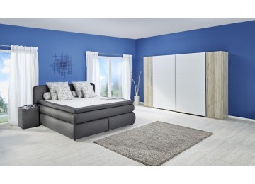 Boxspringbett AROSA Anthrazit 180 cm