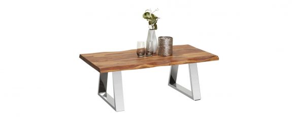 NOVEL COUCHTISCH Sheesham Massiv Freiform
