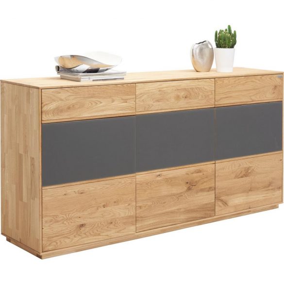 VALNATURA SIDEBOARD Eiche massiv gebürstet Braun