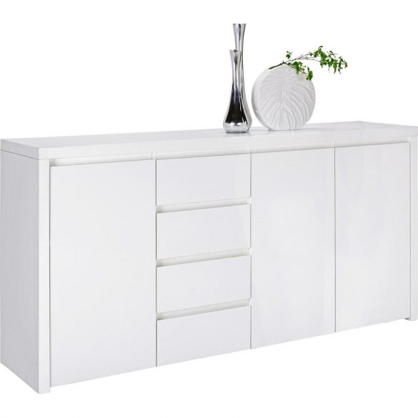 VOLEO SIDEBOARD Hochglanz, lackiert Weiß