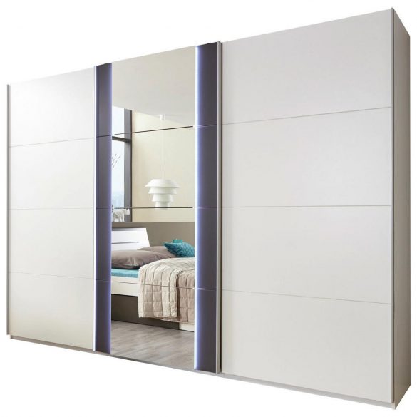 CARRYHOME SCHWEBETÜRENSCHRANK 3 -türig Weiß