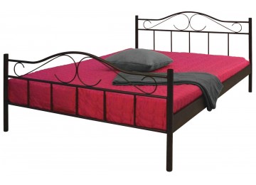 Metallbett ROMANA schwarz 140 cm