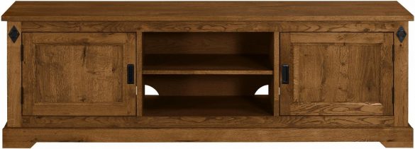 Premium by HOME AFFAIRE Lowboard EDWARD - teilmassiv aus Eiche