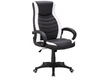Chefsessel MARCEL schwarz/weiß
