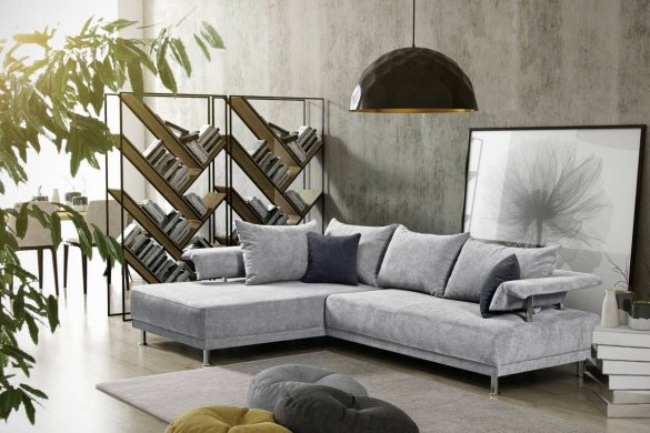 Ecksofa VIVARO grau