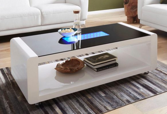 23% sparen - RAUM.ID Couchtisch mit 3D-LED-Beleuchtung - nur 329,99€ | Cherry Möbel