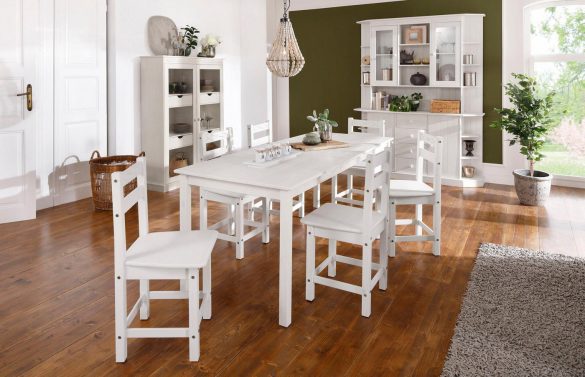 HOME AFFAIRE Essgruppenset INDRA - Tisch 160 cm breit (7 tlg.)