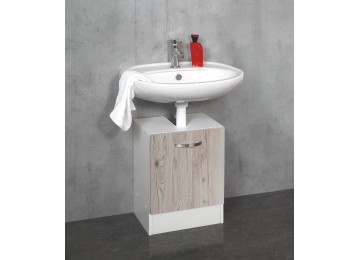 Waschbeckenunterschrank 8674 Eiche grau-Nachbildung
