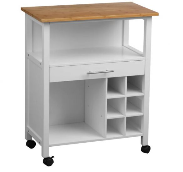 küchenwagen von all home weiß