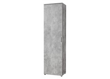 Mehrzweckgarderobenschrank KRETA Beton-Optik ca. 50 cm