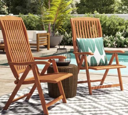 Gartenstuhl-Set Sun Flair Eukalyptus massiv