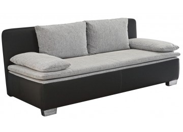 Dauerschlafsofa SCHWARZ/GRAU