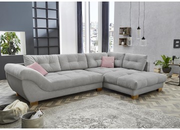 Ecksofa GRAU ca. 346 x 221 cm