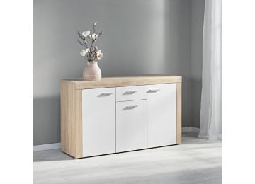 45% sparen - Kommode FOCUS Sonoma-Eiche-Nachbildung/weiß - nur 55,00€ | Cherry Möbel