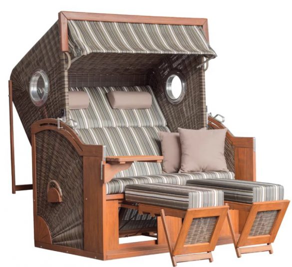 Strandkorb Marte Rattan