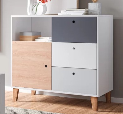 Sideboard Moralez Eiche massiv