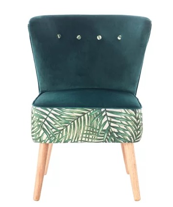 Cocktailsessel Jungle Samt