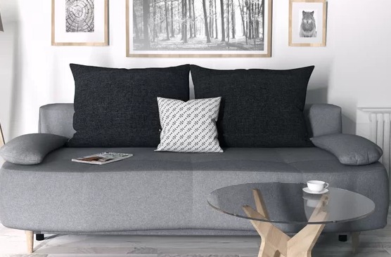 Schlafsofa Adaline Grau-Anthrazit