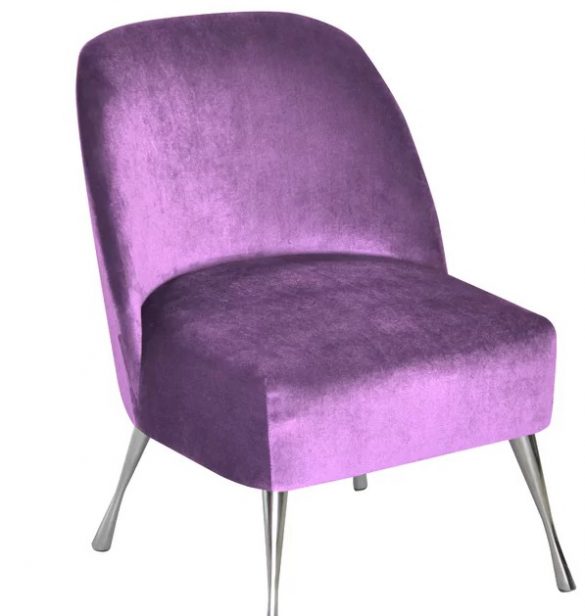 Cocktailsessel Vintage Violett