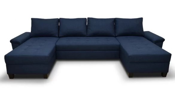 Wohnlandschaft Brister Dunkelblau