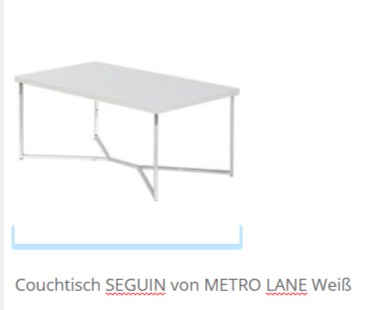Couchtisch Seguin Weiß