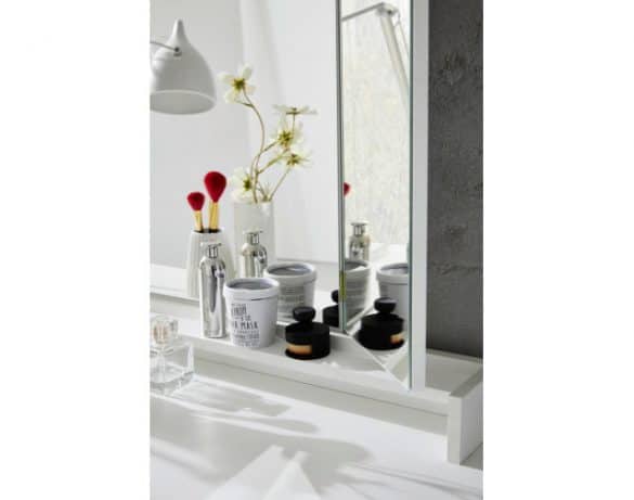 Aufsatzspiegel AMANDA, weiß