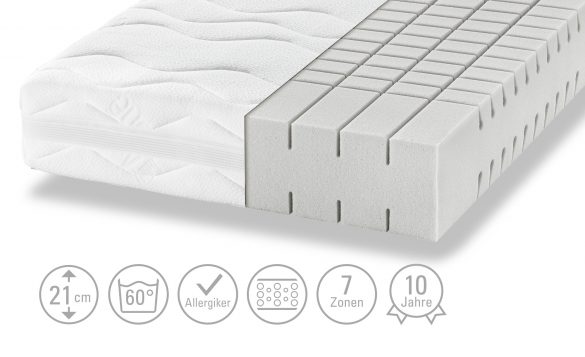 7-Zonen-Ortho-cel®-KALTSCHAUMKERN-Matratze DREAM B KS