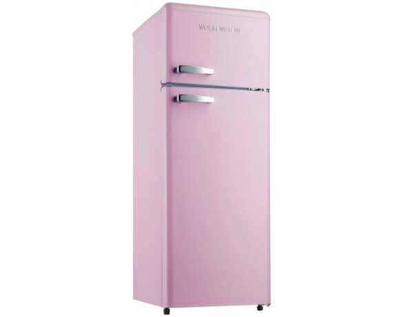 WOLKENSTEIN Retro Kühl- Gefrierkombination GK212.4 RT A++ pink