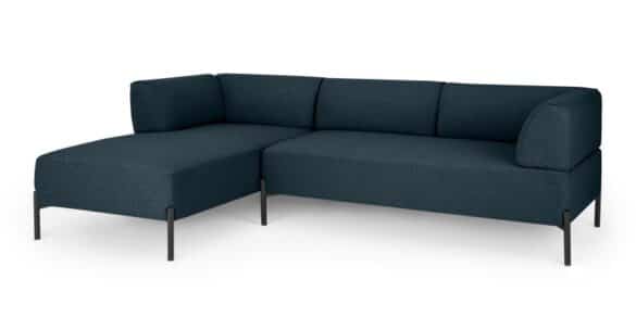 Kiva Ecksofa Ägäisblau