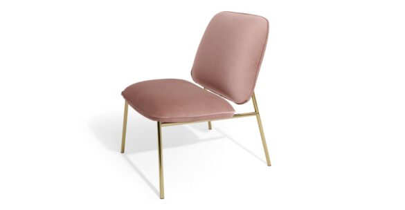 Polstersessel Roscoe Rosa