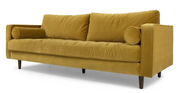 Scott 3- Sitzer Sofa Gold