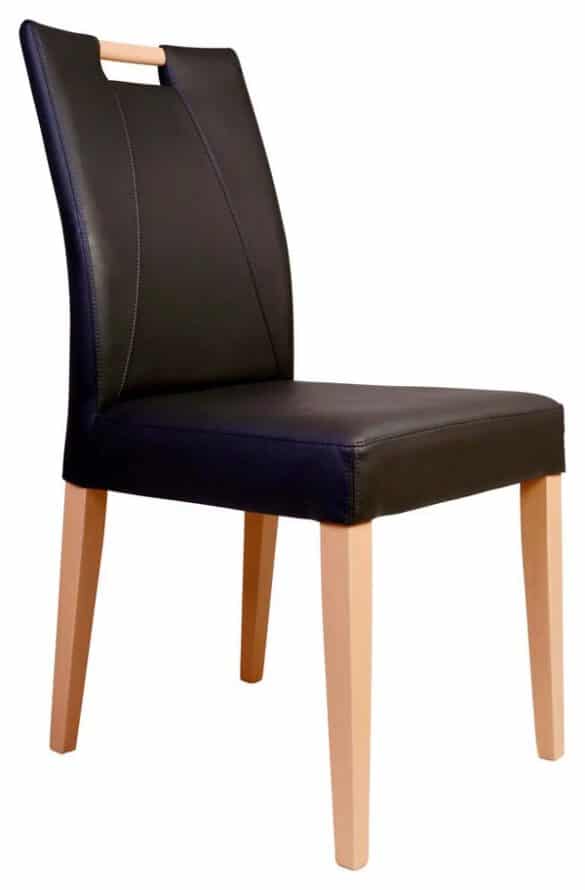 STUHL Lederlook Buche Buchefarben, Fango
