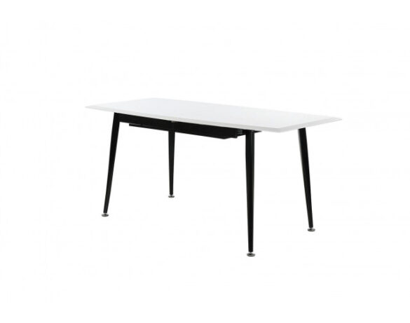 Esstisch GARRY Hochglanz weiß ca. 160 (240) x 80 cm