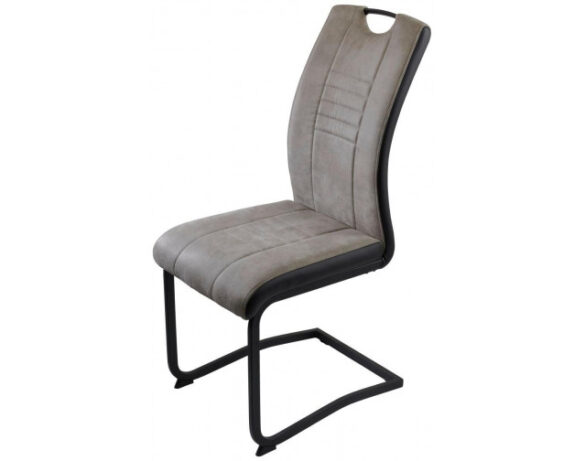 Schwingstuhl TABEA Vintage grau/ schwarz