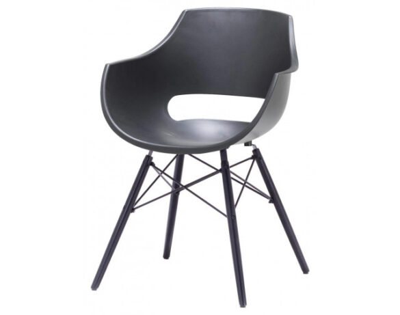 Stuhl ROCKVILLE Kunststoff schwarz