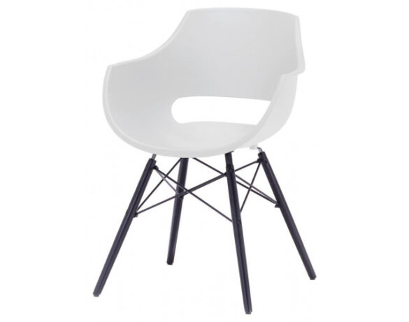 Stuhl ROCKVILLE Kunststoff weiß