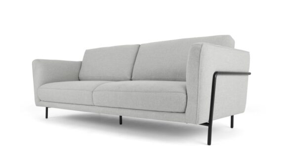 Everson 3-Sitzer Sofa Titangrau