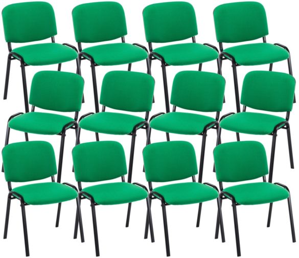 CLP Besucherstuhl KEN STOFF im 12er Set