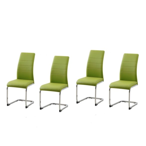 Esszimmerstuhl SCHWINGSTUHL 4er Set PU grün SallyC von HTI-LINE