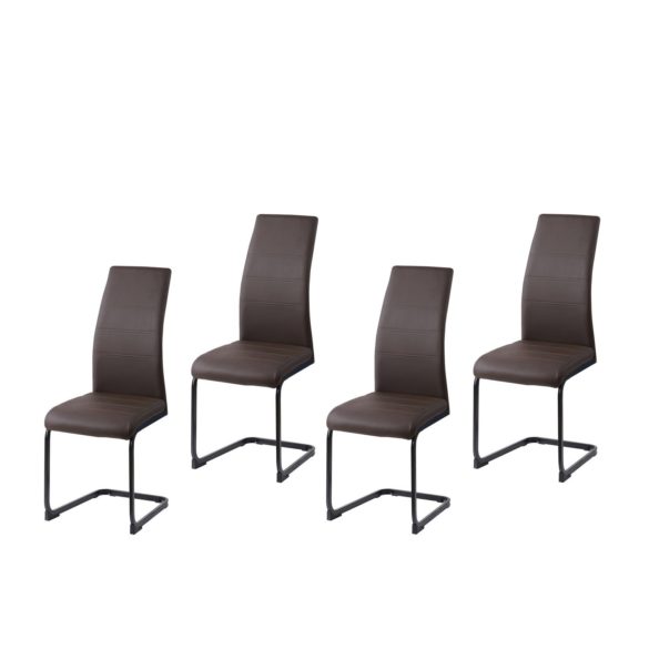 HTI-Line Freischwinger SCHWINGSTUHL SallyP PU 4er-Set