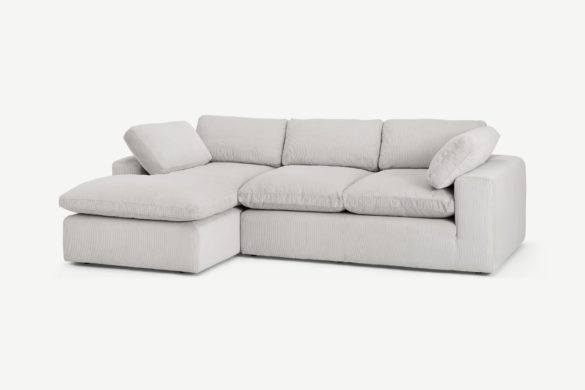 Samona Ecksofa Steingrau