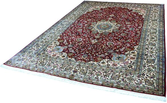 Seidenteppich KASHAN 999x11 von KAYOOM
